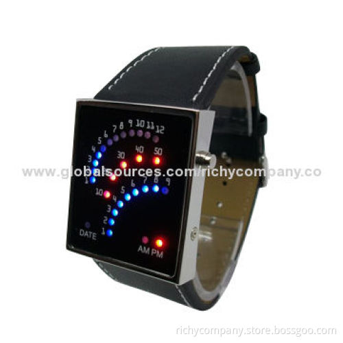 LED watch with fashionable design